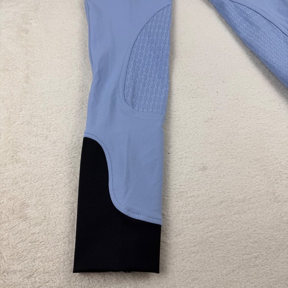 NWT Dover Saddlery Riding Sport Kids Oxford Knee-Patch Breech‎ Smokey Blue 12 - Picture 2 of 14